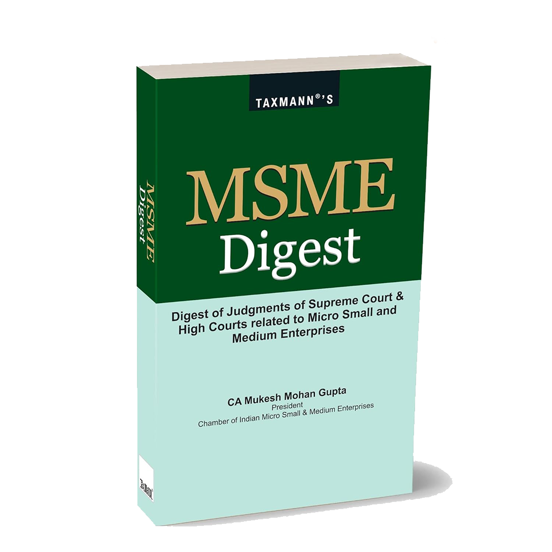 MSME Digest — Judicial Guide on MSME Law book cover